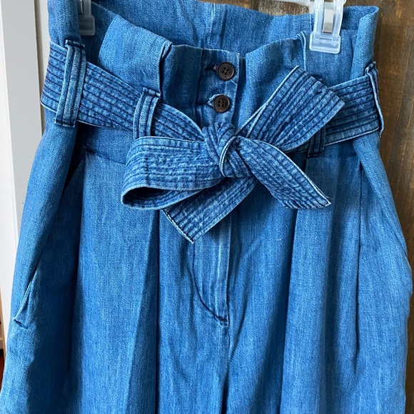 Vanessa Bruno designer paper bag denim - Picture 3 of 7